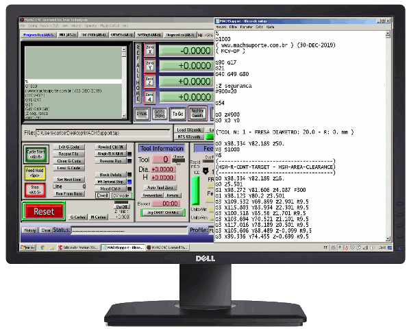 Pós-Processador SolidWorks SolidCam CAD CAM para Mach3 CNC G-Code